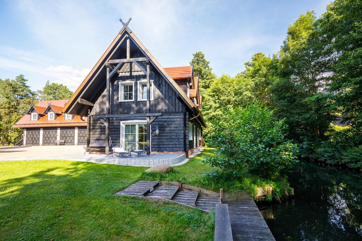 Spreewald Chalet Wohnung 부르크 외부 사진